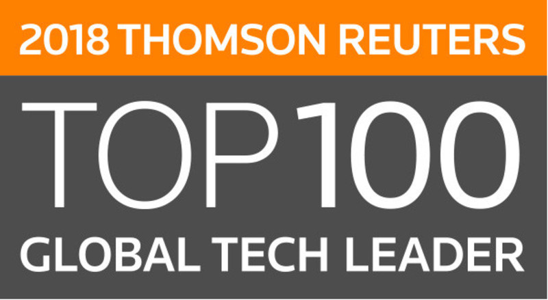 STMicroelectronics Named a “2018 Thomson Reuters Top 100 Global Technology Leader”